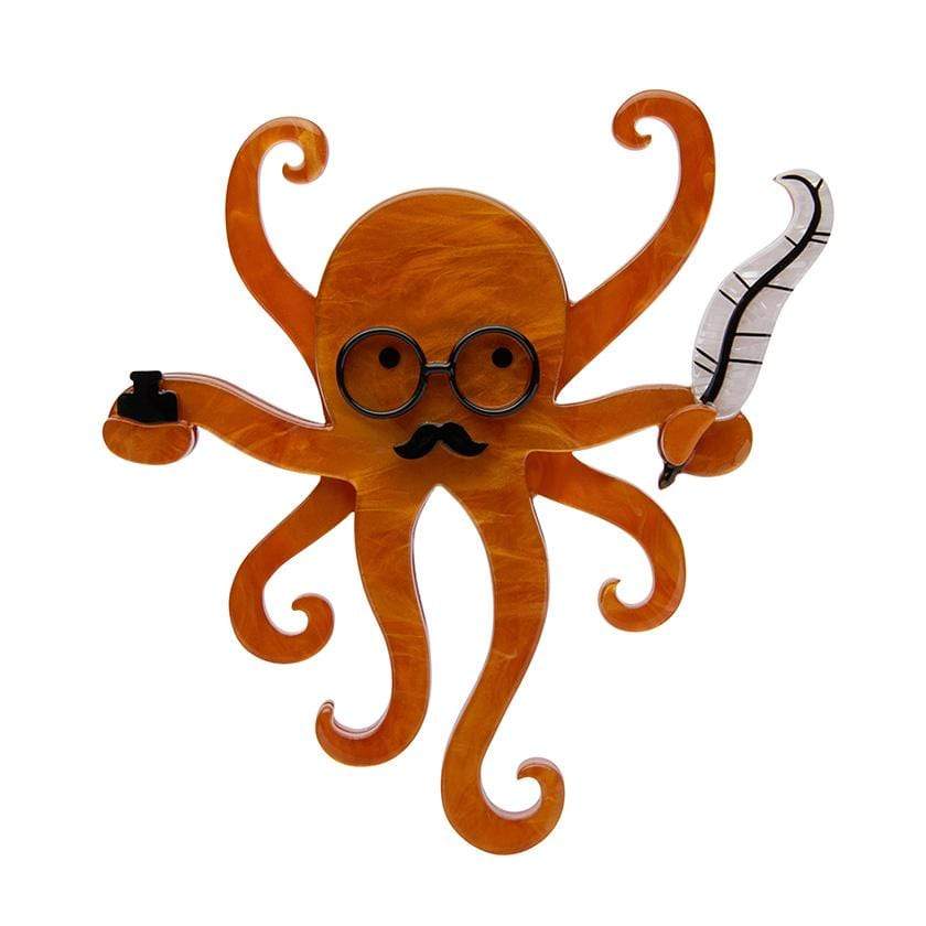 Octavious The Octo-Scribe Brooch - Erstwilder Fan Favorites (2020)