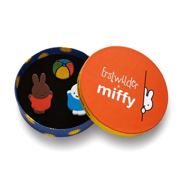 Miffy and Melanie Mini Brooch Set by Erstwilder x Miffy (2022)