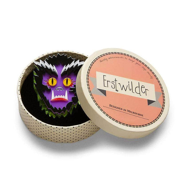 Erstwilder - Talbot the Terror Wolfman Brooch - A Haunting We Will Go (2018)
