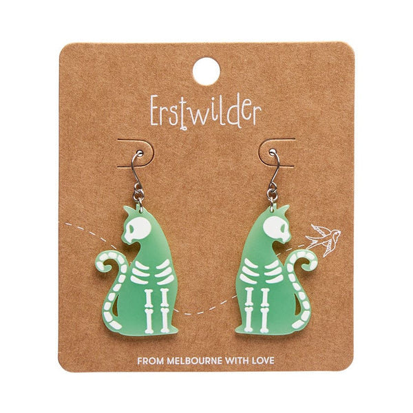 Erstwilder - Ghost Drop Earrings - Glow In The Dark - Halloween (2024)