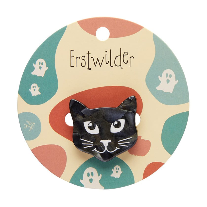 Erstwilder - Cat Head Mini Brooch - Best of Halloween (2024)