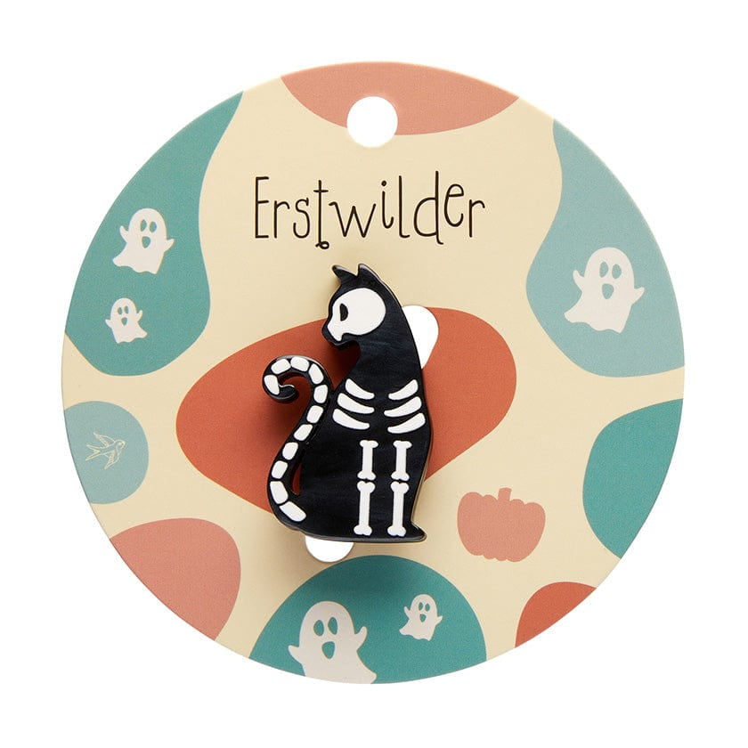 Erstwilder - Bone Cat Mini Brooch - Best of Halloween (2024)