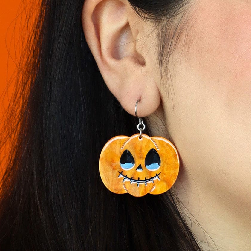 Erstwilder - Jack O Lantern Drop Earrings - Best of Halloween (2024)