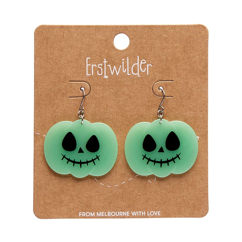 Erstwilder - Jack O Lantern Drop Earrings (Glow in the Dark) - Best of Halloween (2024)