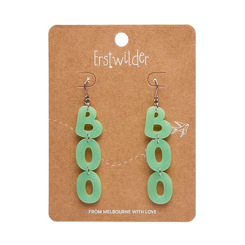 Erstwilder - Boo Drop Earrings (Glow in the Dark) - Best of Halloween (2024)