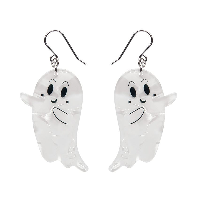 Erstwilder - Ghost Drop Earrings (White) - Best of Halloween (2024)