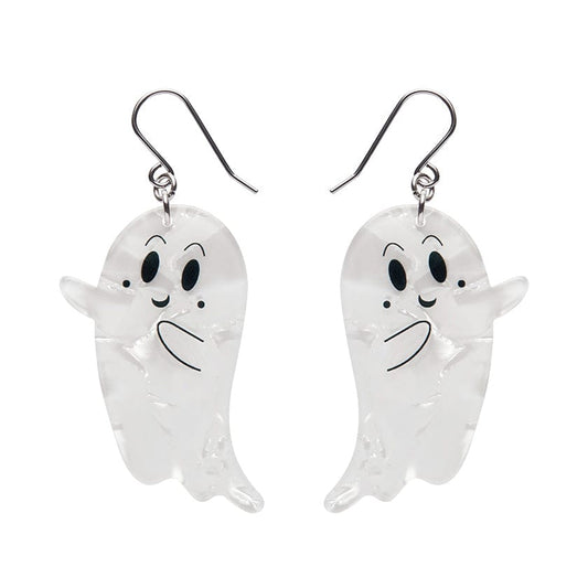 Erstwilder - Ghost Drop Earrings (White) - Best of Halloween (2024)