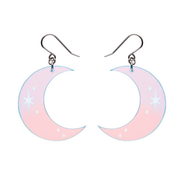 Erstwilder - Half Moon  Drop Earrings - Iridecent - Halloween (2024)