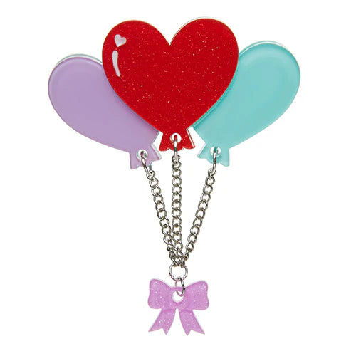Erstwilder - Lighter Than Air Birthday Balloons Brooch - It's My Birthday (2016)