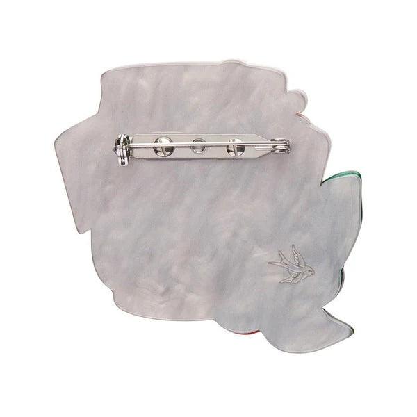 Erstwilder - Black Cherry Bounce Brooch - Botanical Fruit (2023)