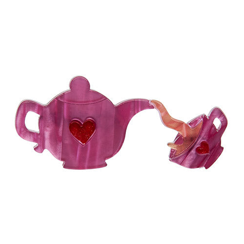 Erstwilder  - Rosy Lee Brooch (Lilac) - Pinup Picnic (2016)