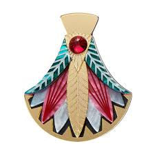 Erstwilder - Gift of the Nile Papyrus  Mirror Compact - Egyptian Revival (2022)