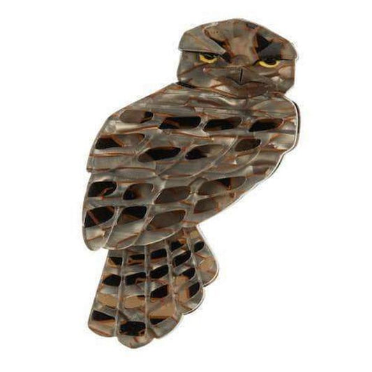 Erstwilder - Thorny Tawny Frogmouth Brooch - Australiana (2015)