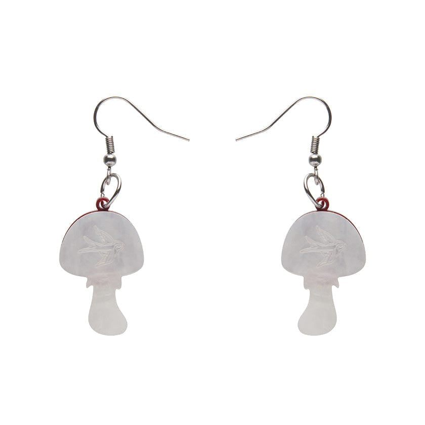 Erstwilder - Twinning Toadstools Drop Earrings - Fan Favorites Mushrooms (2022)