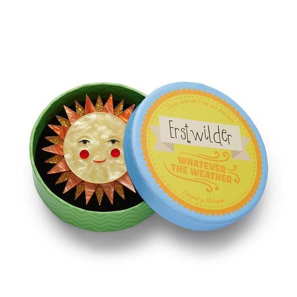 Erstwilder - Golden Ray Sun Brooch - Whatever the Weather (2020)