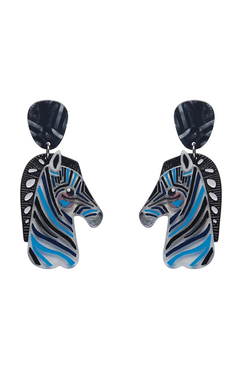 Erstwilder - The Zealous Zebra Earrings - Pete Cromer Wildlife (2022)