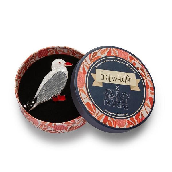 Erstwilder - The Chippy Caper Seagull Brooch - Jocelyn Proust (2021)