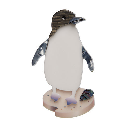 Erstwilder - Happy Feet Penguin Brooch (Gray) - Australiana (2016)
