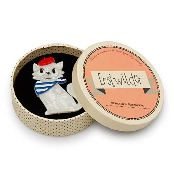 Erstwilder - Farrah the French Kitty Cat Brooch - Fan Favorites (2017)