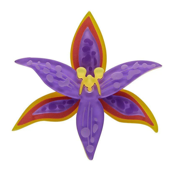 Erstwilder - Queen of Sheeba Orchid Brooch - A Floral Affair (2021)