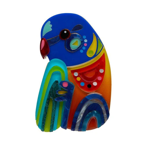 Erstwilder - The Radiant Rainbow Lorikeet Brooch - Pete Cromer III (2021)