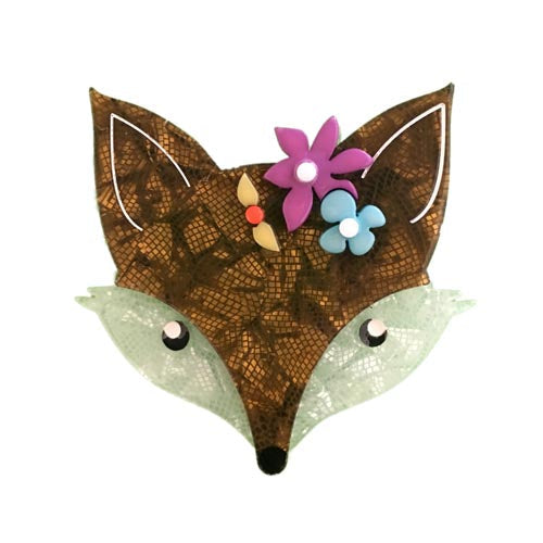 Erstwilder - Flora Fox Face Brooch - Fan Favorites (2016)
