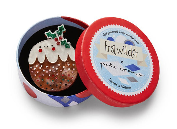 Plum Puddie Brooch - Erstwilder x Pete Cromer II (2020)