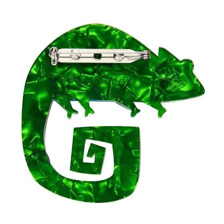 A Chameleon Named Pop Brooch - Erstwilder Clare Youngs (2024)