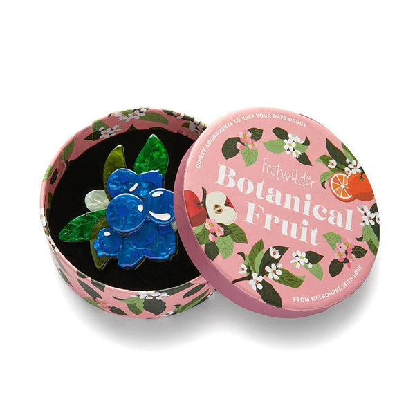 Blueberry Hill Brooch - Erstwilder Botanical Fruit (2023)