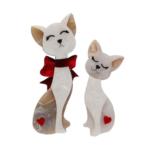 **ON HOLD DO NOT PURCHASE*** Erstwilder - Fur-Ever Friends Cat Brooch - Valentine's Day (2020)