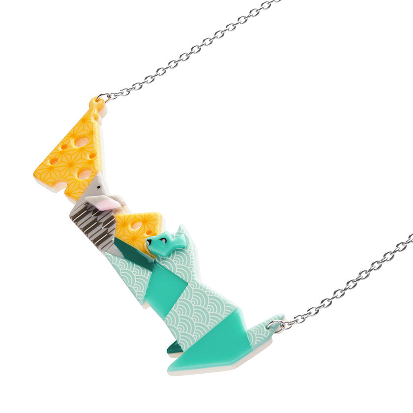 Erstwilder - Cat and Mouse Necklace - Origami (2023)