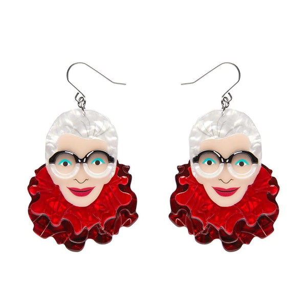 The Face of Style Iris Drop Earrings | Iris Apfel Jewelry by Erstwilder (2023)
