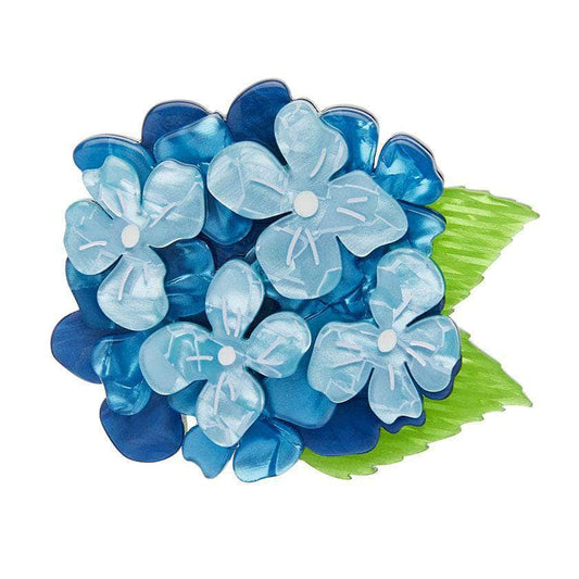 Erstwilder - Heartfelt Hydrangea Brooch (Blue) - In Full Bloom (2019)