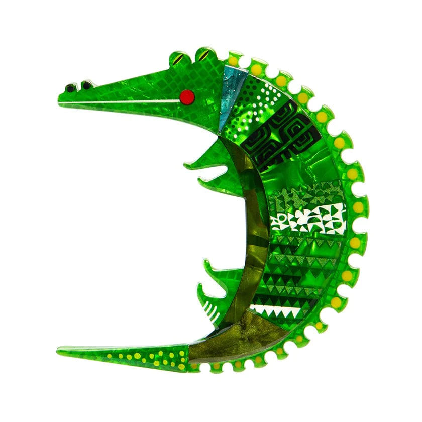 Erstwilder - A Crocodile Named Growl Brooch - Clare Youngs (2024)