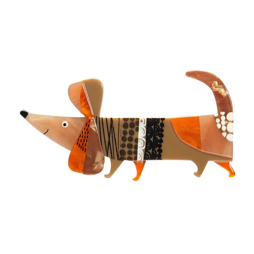 Erstwilder - A Dachshund Named Bark Brooch - Clare Youngs (2024)