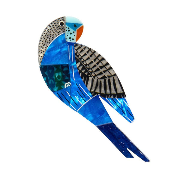 A Budgie Named Chirp Brooch | Erstwilder Clare Youngs (2024)