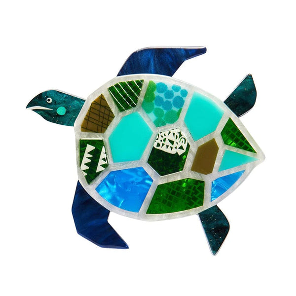A Turtle Named Groan Brooch | Erstwilder Clare Youngs (2024)