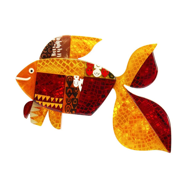 A Goldfish Named Silence Brooch | Erstwilder Clare Youngs (2024)