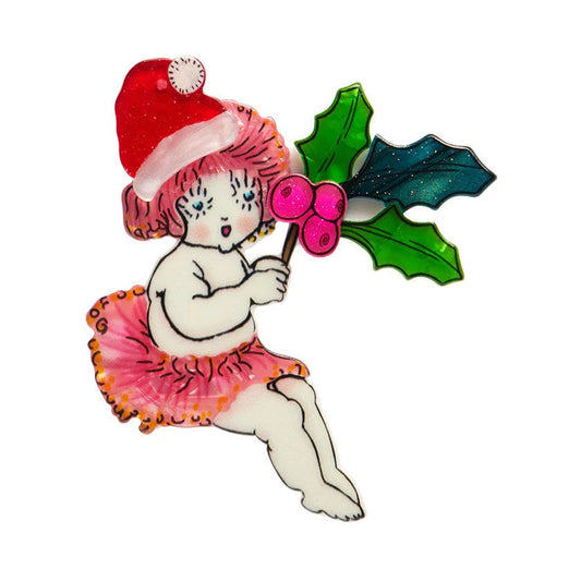 Erstwilder - Little Ragged Christmas Blossom Brooch- May Gibbs (2023)