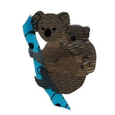Erstwilder - Koolah and Guula Brooch (Blue) - Australiana (2016)