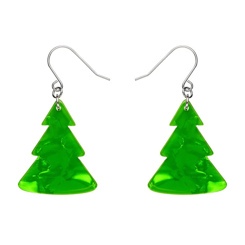 Erstwilder - Tree Ripple Drop Earrings - Green