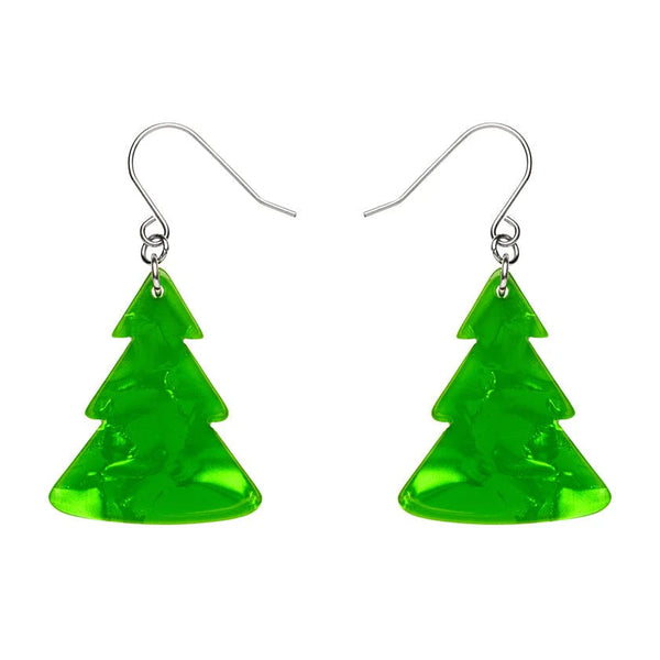 Erstwilder - Tree Ripple Drop Earrings - Green