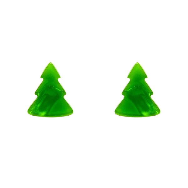 Erstwilder - Tree Ripple Stud Earrings - Green