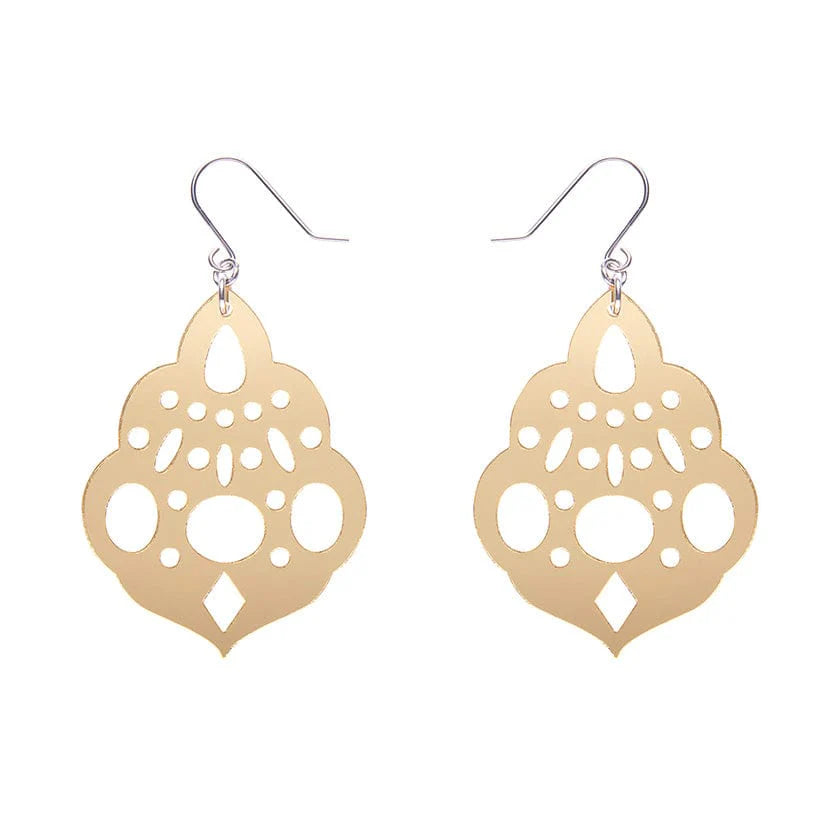 Erstwilder - Boho Chandelier Essential Drop Earrings - Gold