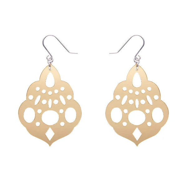 Erstwilder - Boho Chandelier Essential Drop Earrings - Gold