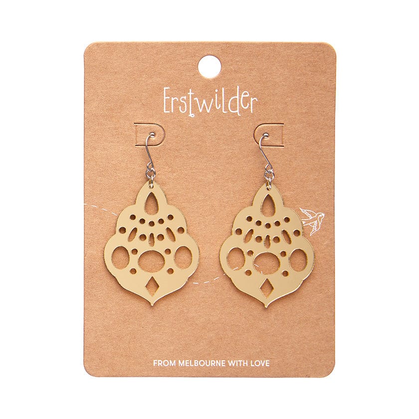 Erstwilder - Boho Chandelier Essential Drop Earrings - Gold