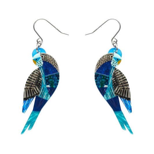 Erstwilder - A Budgie Named Chirp Drop Earrings - Clare Youngs (2024)