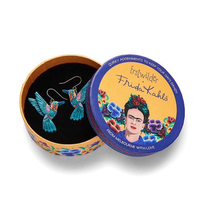 Erstwilder - Frida's Hummingbird Drop Earrings - Frida Kahlo (2024)