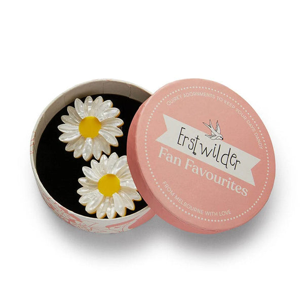 Erstwilder - She Loves Me Daisy Hair Clips Set - 2 Piece - Fan Favorites (2022)