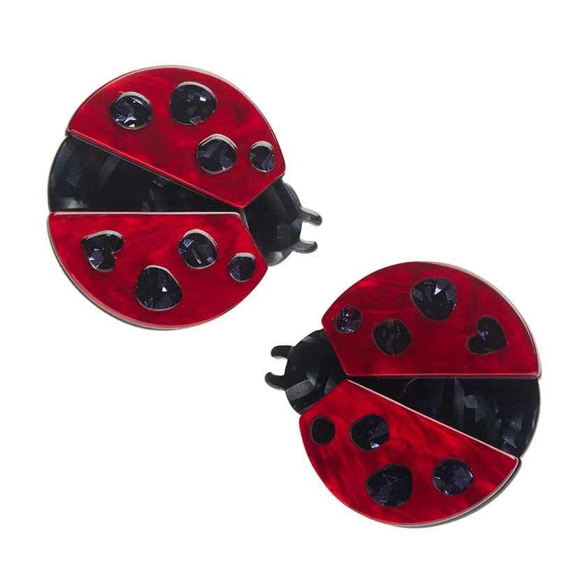 Erstwilder - Lou-Lou Ladybug Hair Clips Set - 2 Piece - Fan Favorites (2022)